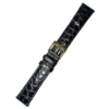 Crocodile grain leather watch straps