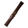 Crocodile grain leather watch straps