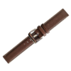 Leather watch straps with contrast stitching