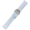 White leather watch straps