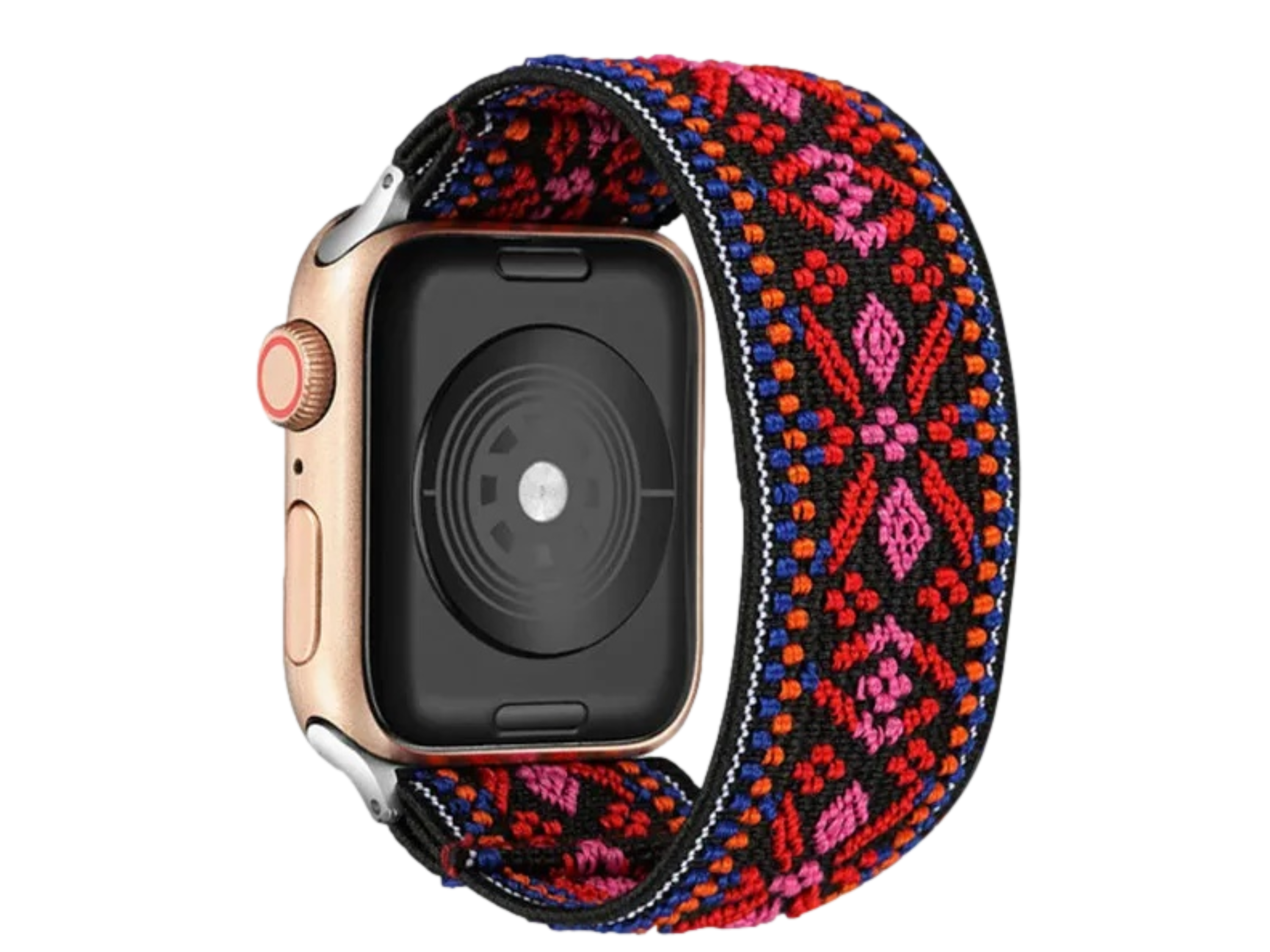 Solo Loop Boho Nylon Replacement Band for Apple Watch Strap - Stretchy & Comfortable - 38/40/41mm or 42/44/45/49mm